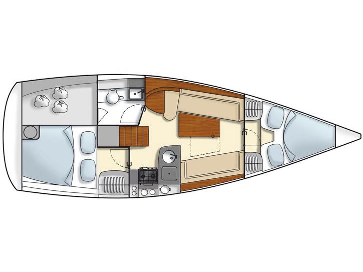 Book yachts online - sailboat - Hanse 325 - Josefin - rent
