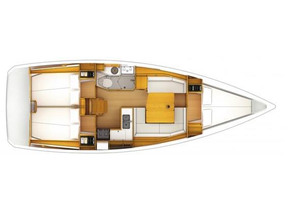 Book yachts online - sailboat - Sun odyssey 379 performance - Paloma - rent