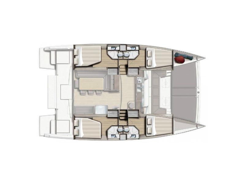 Book yachts online - catamaran - Bali 4.3 A/C &amp; GEN - ANNITA - rent