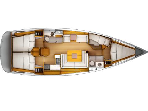Book yachts online - sailboat - Sun Odyssey 439 - Earth Planet - rent