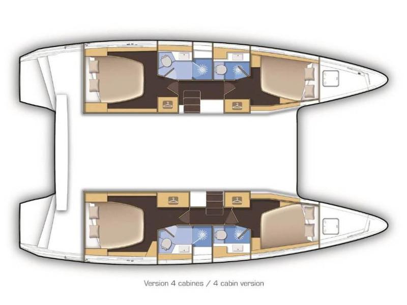 Book yachts online - catamaran - Lagoon 42 - STAR VI - rent
