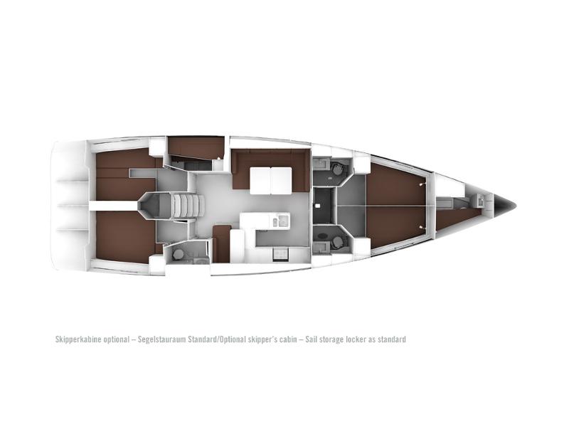 Book yachts online - sailboat - Bavaria Cruiser 56 - GATSBY - rent