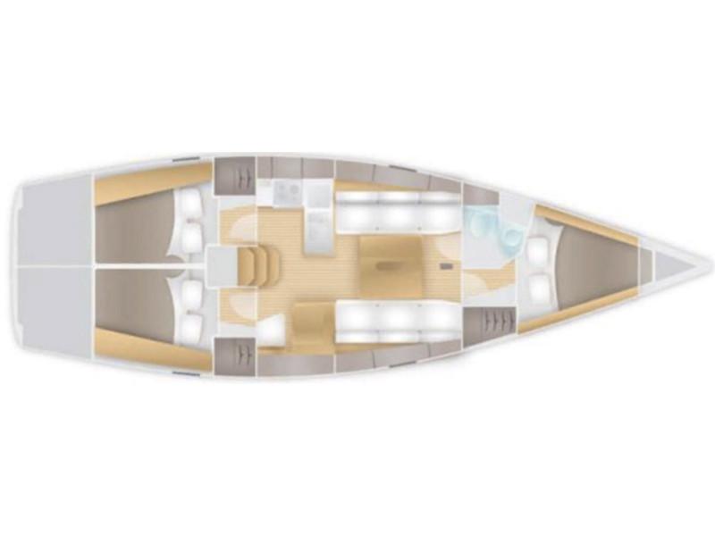 Book yachts online - sailboat - Salona 38 - Carvados - rent
