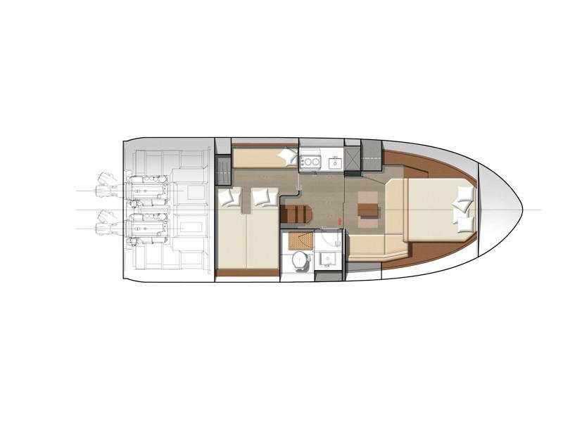 Book yachts online - motorboat - Jeanneau Leader 36 - Jeanneau Leader 36 (2018)  - rent