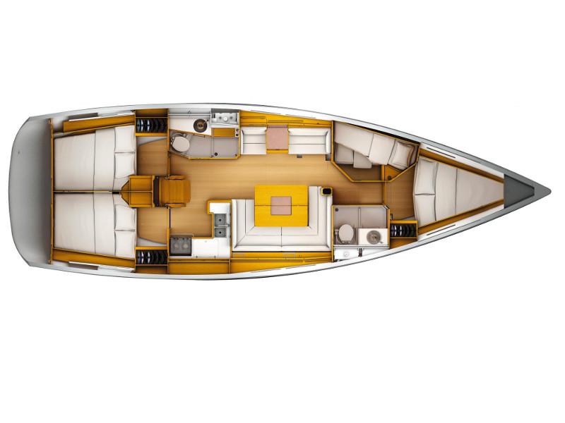 Book yachts online - sailboat - Sun Odyssey 449 - Janis - rent