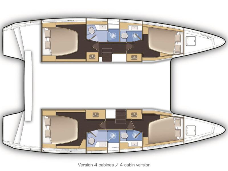 Book yachts online - catamaran - Lagoon 42 - ZETA - rent
