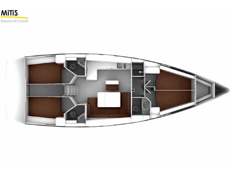 Book yachts online - sailboat - Bavaria 46 Cruiser - Zulu - rent