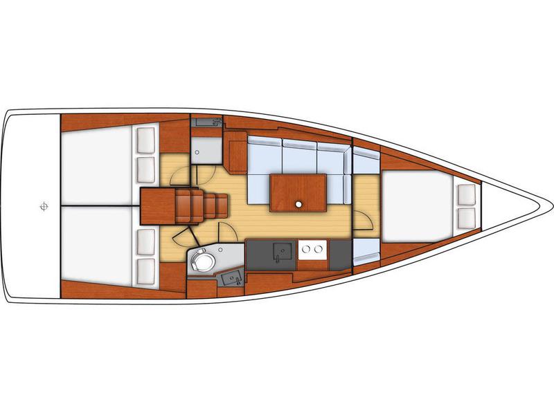 Book yachts online - sailboat - Beneteau Oceanis 38 - Simge - rent