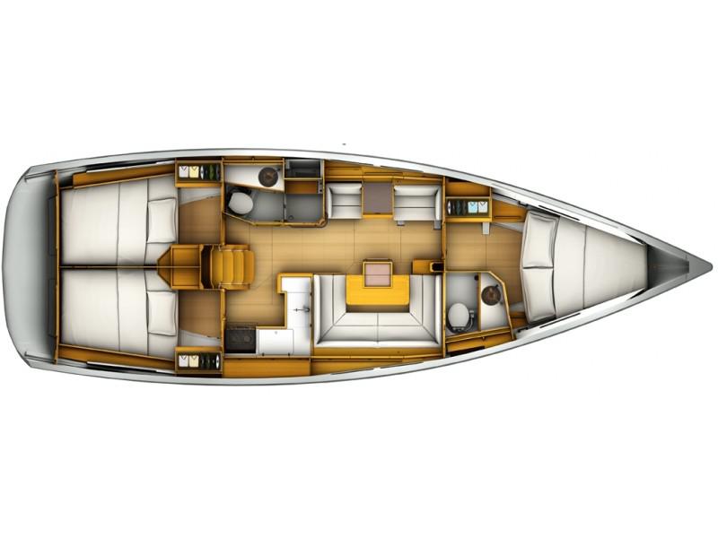 Book yachts online - sailboat - Sun Odyssey 419 - Mira - rent