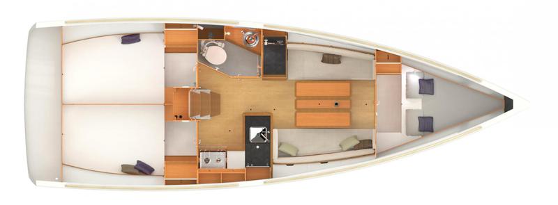 Book yachts online - sailboat - Sun Odyssey 349 - Višnjica - rent