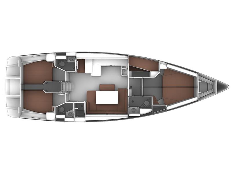 Book yachts online - sailboat - Bavaria Cruiser 51 - Lina - rent