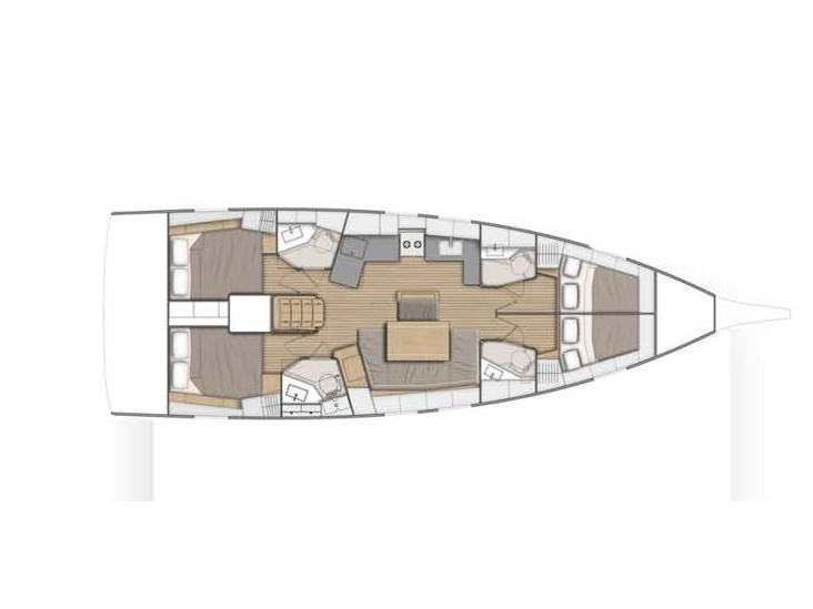 Book yachts online - sailboat - Oceanis 46.1 - Evridiki - rent