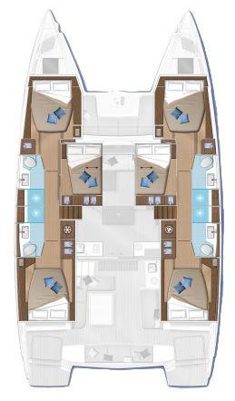 Book yachts online - catamaran - Lagoon 50 - C.EL - rent