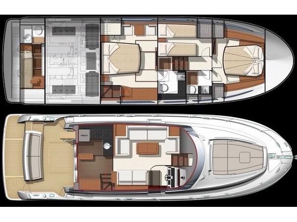Book yachts online - motorboat - Prestige 500 Fly - Sardegna Blu - rent