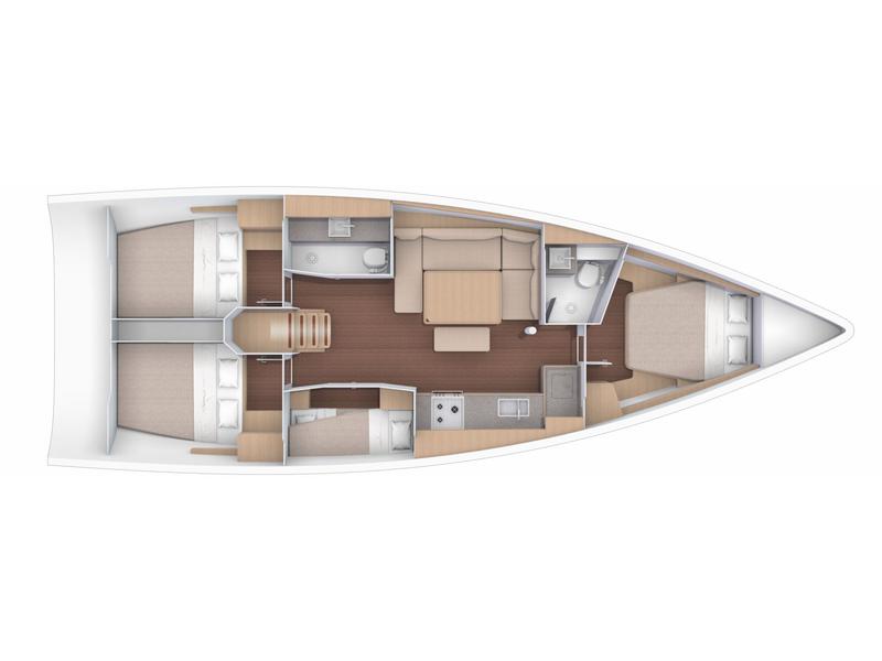 Book yachts online - sailboat - Dufour 430 - SELENE - rent