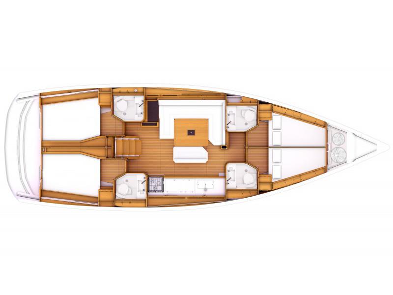 Book yachts online - sailboat - Sun Odyssey 479 - Joy - rent