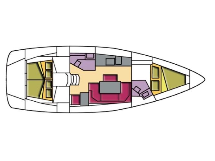 Book yachts online - sailboat - Bavaria Cr 41 - Alioth - rent