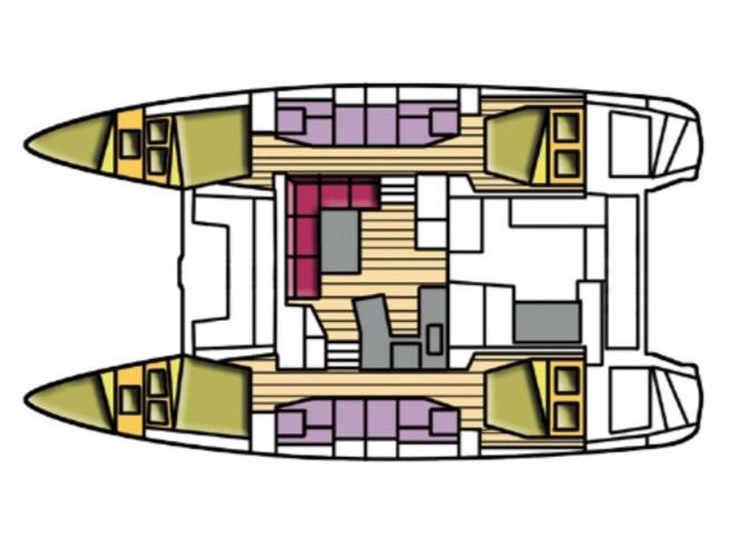 Book yachts online - catamaran - Lagoon 42 - New Lag. 42 Sard3 - rent