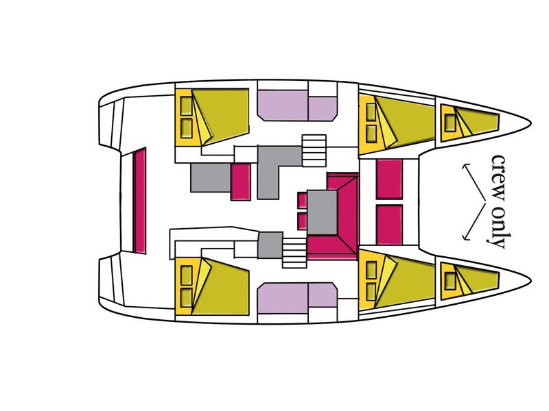 Book yachts online - catamaran - Lagoon 40 - Orso di Mare (WM, Inverter) - rent