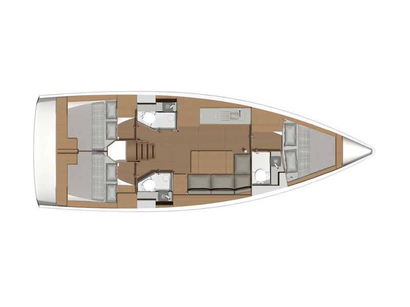 Book yachts online - sailboat - Dufour 390 Grand Large - Musica - rent
