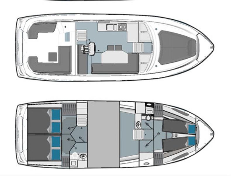 Book yachts online - motorboat - Bavaria E40 Fly - Aquatic Vita - rent