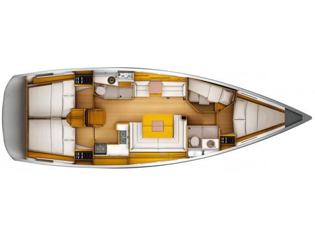 Book yachts online - sailboat - Sun Odyssey 439 - Captain Ginos - rent