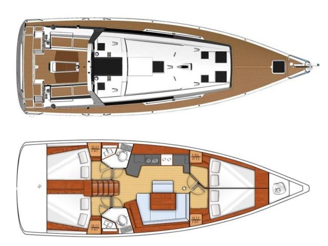 Book yachts online - sailboat - Oceanis 45 - Rafaela - rent