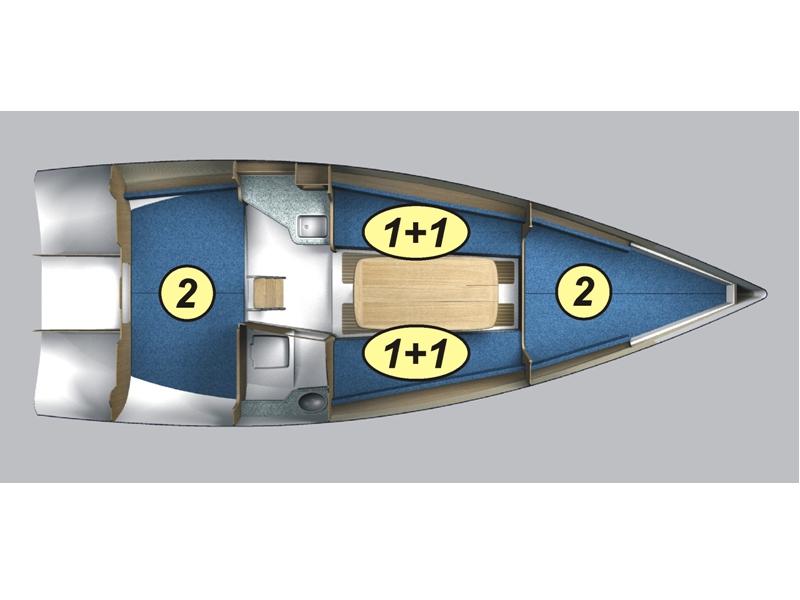 Book yachts online - sailboat - Maxus 28 Standard - CONDUCTUS - rent