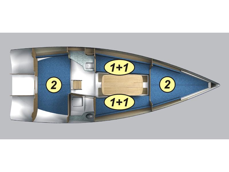 Book yachts online - sailboat - Maxus 28 Prestige + - Tasos - rent