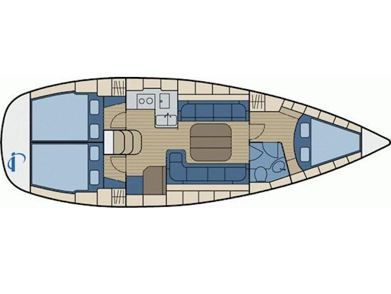 Book yachts online - sailboat - Bavaria 37 - Eagle Ray - rent