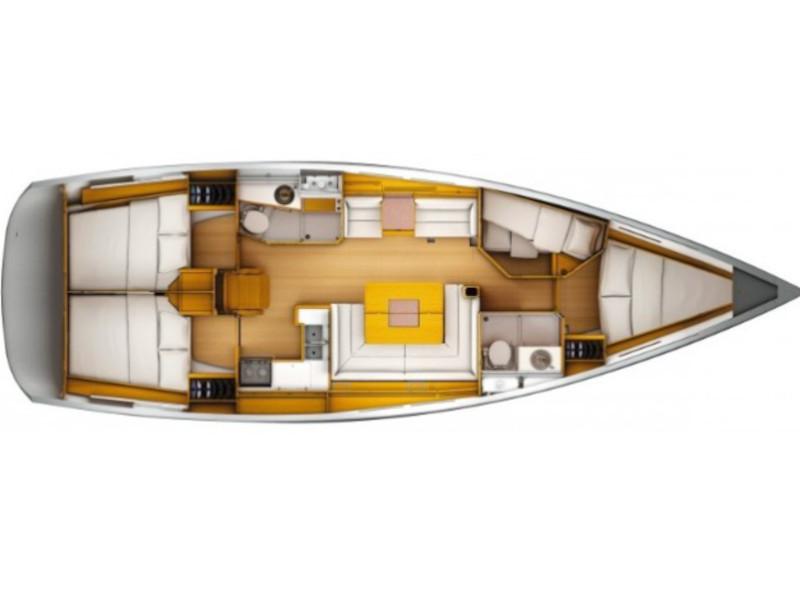 Book yachts online - sailboat - Sun Odyssey 449 - Blue Moon - rent
