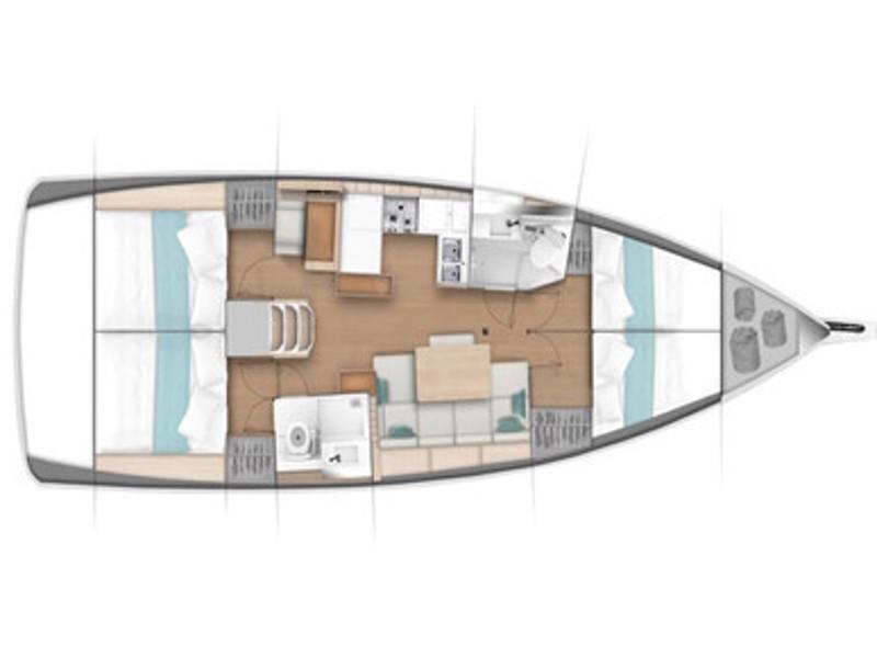 Book yachts online - sailboat - Sunsail 44 SO - Sunsail 44 SO (2019) - rent