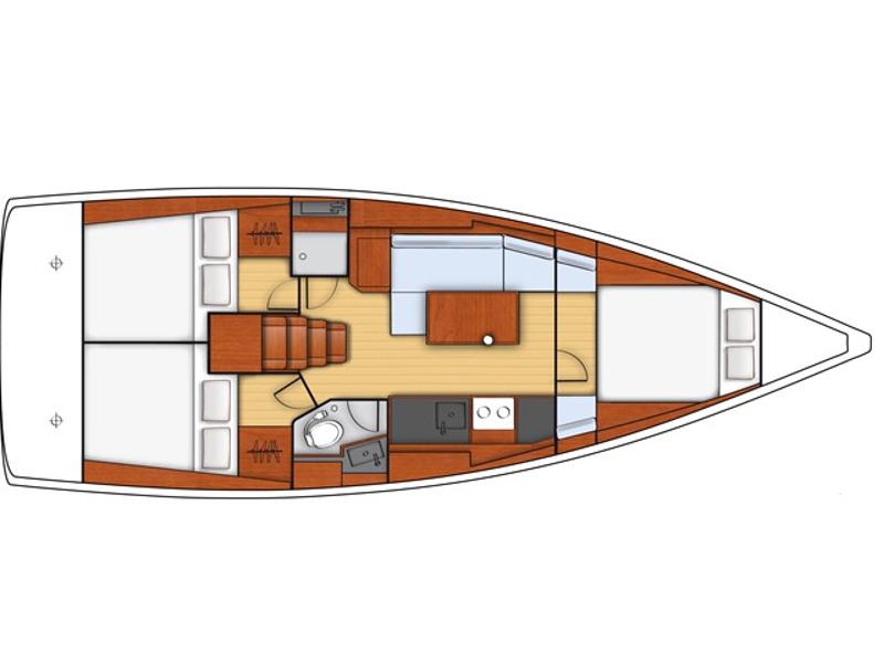 Book yachts online - sailboat - Sunsail 38 - Sunsail 38 (2019) - rent