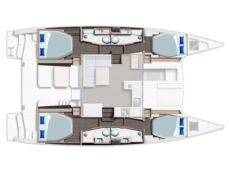 Book yachts online - catamaran - Sunsail 424/4/4 - Sunsail 424/4/4 (2021) - rent