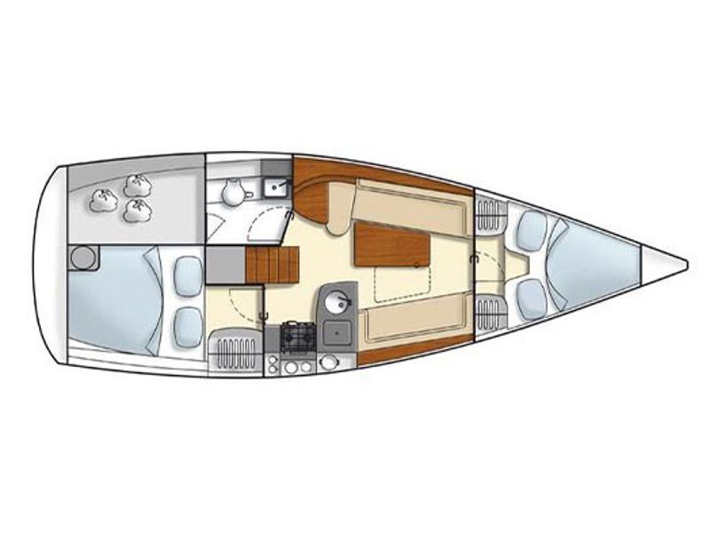 Book yachts online - sailboat - Hanse 325 - H325-13G-J - rent