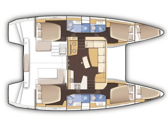 Book yachts online - catamaran - Lagoon 42 - L42-21-S - rent