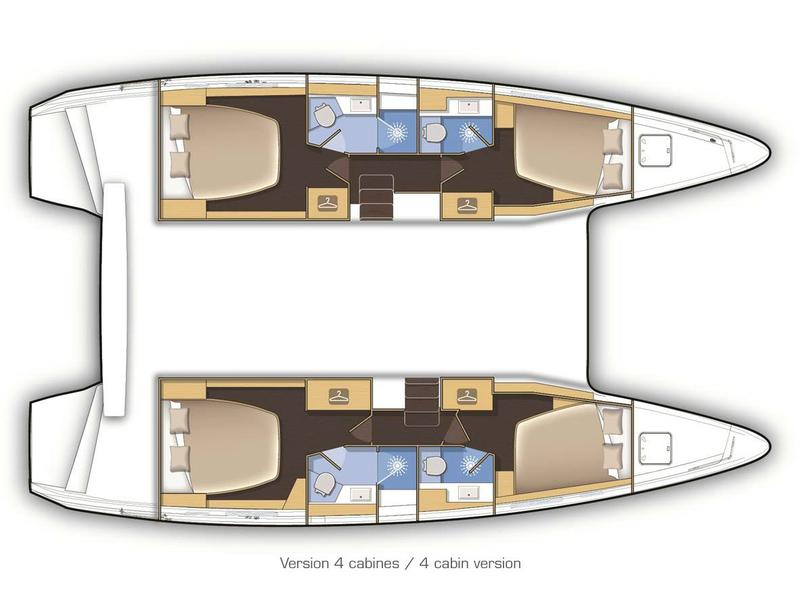 Book yachts online - catamaran - Lagoon 42 - Maresol (A/C - Generator) (Pax 12)  - rent
