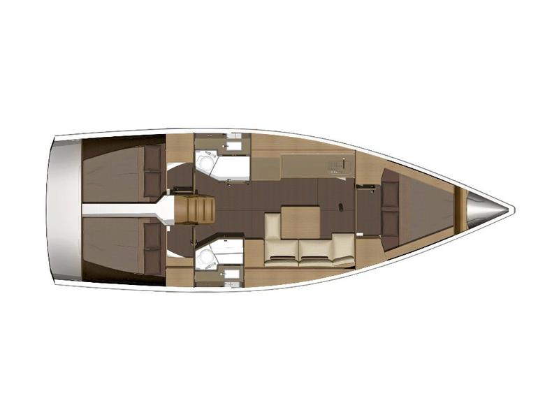 Book yachts online - sailboat - Dufour 382 Grand Large - Notus - rent