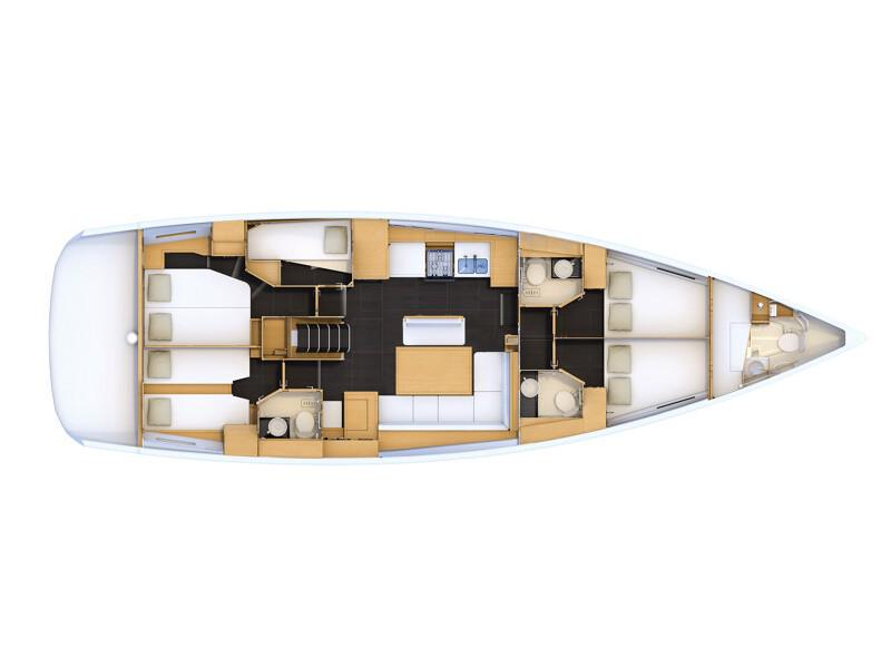 Book yachts online - sailboat - Jeanneau 54 2023 - TOTUFO - rent