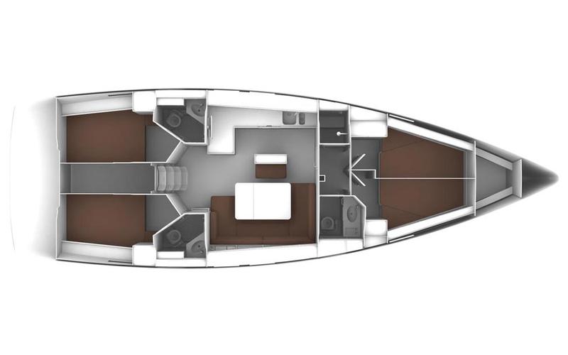 Book yachts online - sailboat - Bavaria Cruiser 46 - Panda IV - rent