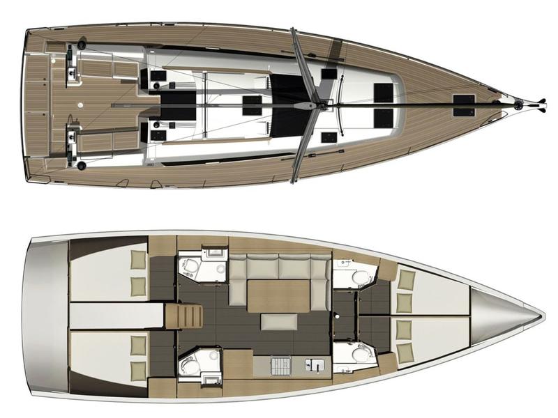 Book yachts online - sailboat - Dufour 460 Grand Large - Odysseas - rent