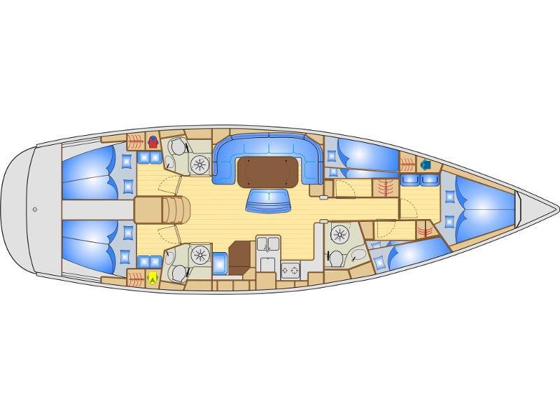 Book yachts online - sailboat - Bavaria 50 - Osiris - rent