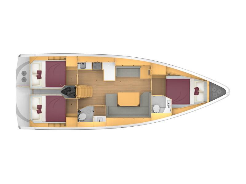 Book yachts online - sailboat - Bavaria C42 - ERMIS - rent