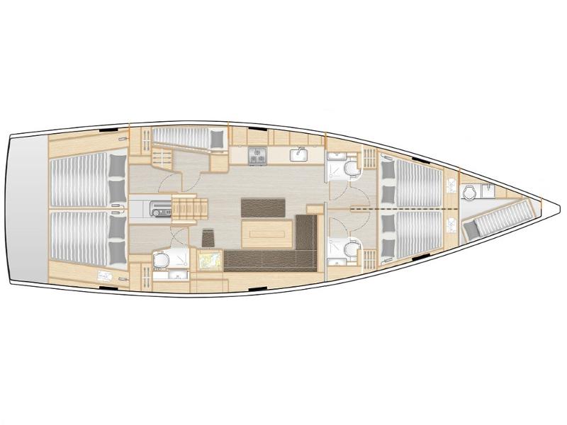 Book yachts online - sailboat - Hanse 508 - ARTEMIS - rent