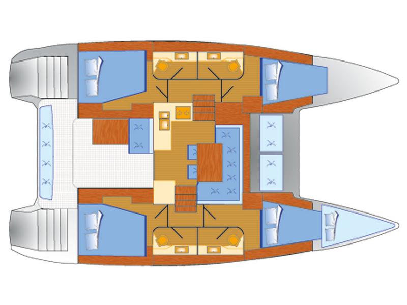 Book yachts online - catamaran - Lagoon 40 - Sunrise - rent
