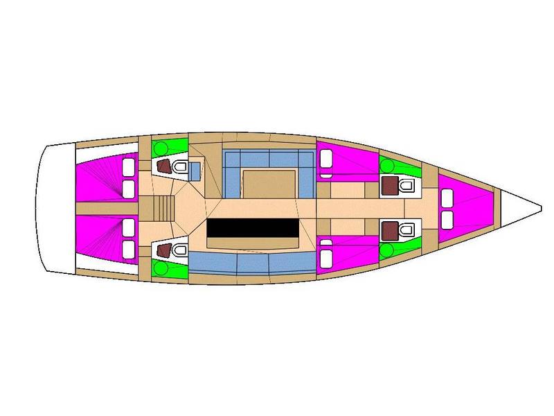 Book yachts online - sailboat - D&amp;D Kufner 54 - Ella II  - rent