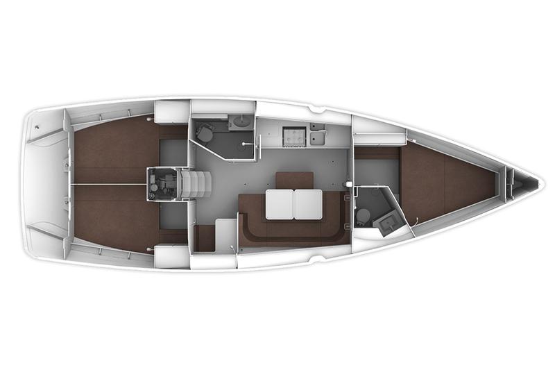 Book yachts online - sailboat - Bavaria Cruiser 41 - MH 64 - rent