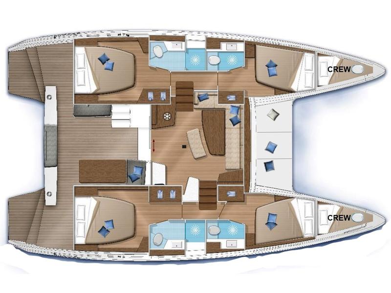 Book yachts online - catamaran - Lagoon 42 - Beatrix - rent