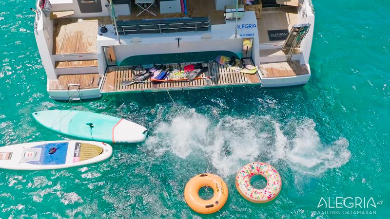 Book yachts online - catamaran - Fountaine Pajot - Saona 47 - Crewed   "Alegria" - rent
