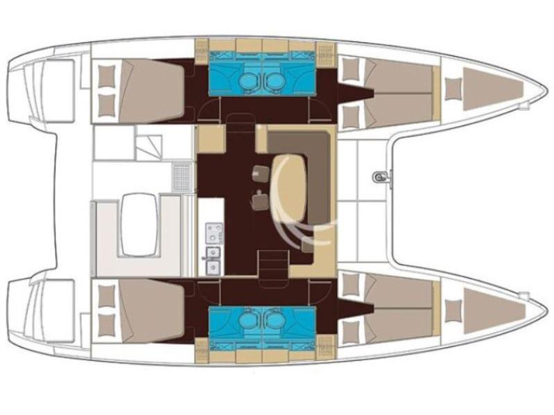 Book yachts online - catamaran - Lagoon 400 S2 - Orion VII - rent